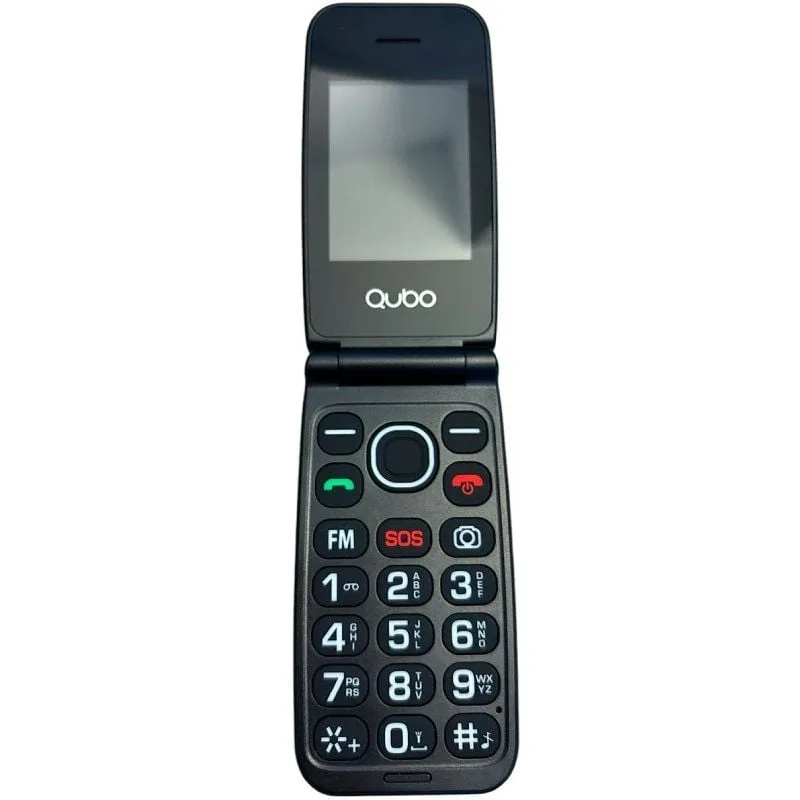 Teléfono Móvil Qubo NEONW-BK 4G para Personas Mayores