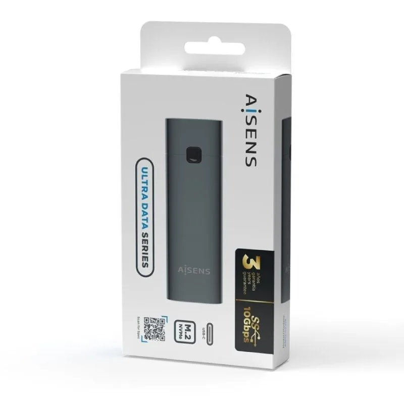Caja Externa para Disco SSD M.2 NVMe Aisens ASM2-021GR, foto 4