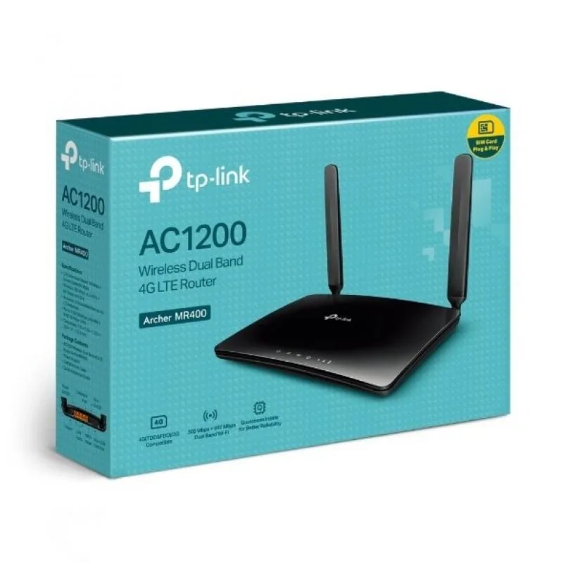 Router Inalámbrico 4G TP-Link Archer MR400 1200Mbps, foto 4