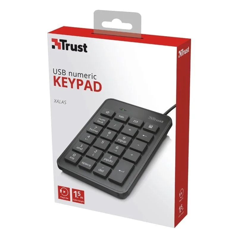 Teclado Numérico Trust Xalas, foto 3