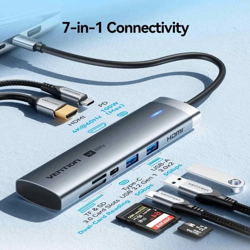 Docking USB Tipo-C Vention TPSHB, foto 3