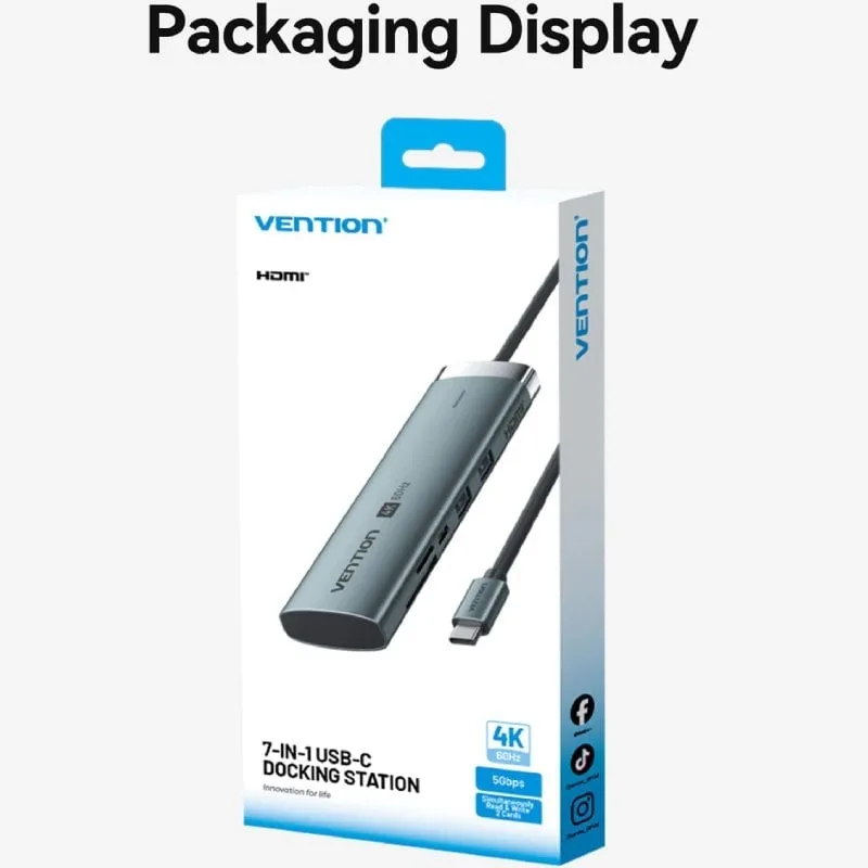 Docking USB Tipo-C Vention TPSHB, foto 5