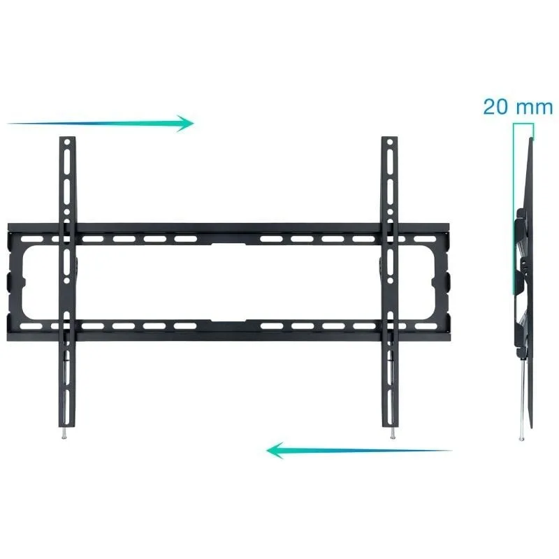 Soporte de Pared Fijo TooQ LP1080F-B para TV de 37-80", foto 2