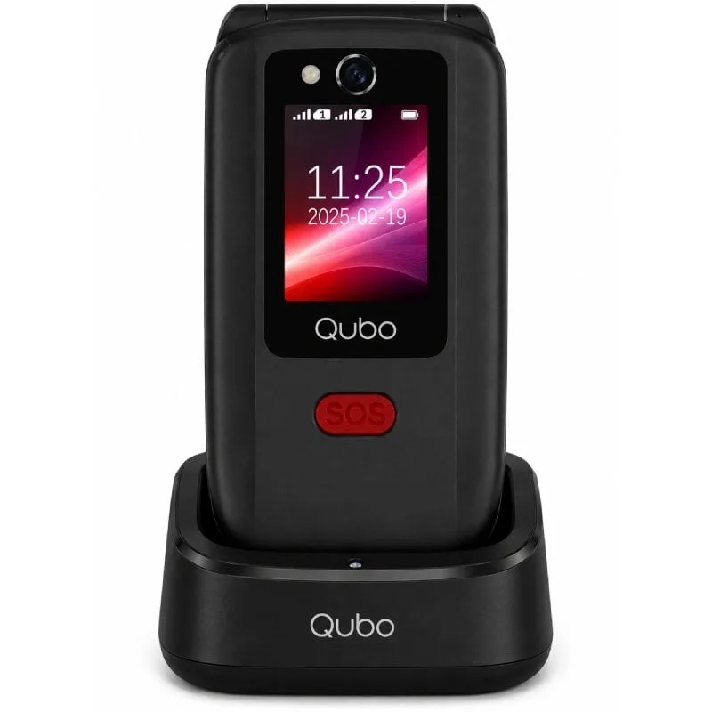 Teléfono Móvil Qubo X-D340CB 4G para Personas Mayores