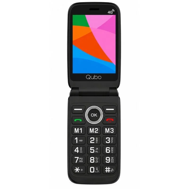 Teléfono Móvil Qubo X-D340CB 4G para Personas Mayores, foto 2