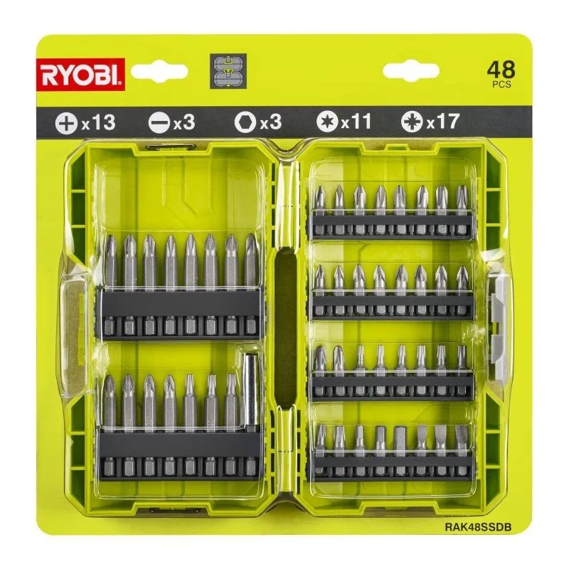 Estuche de 48 Puntas para Atornillar Ryobi RAK48SSD, foto 2