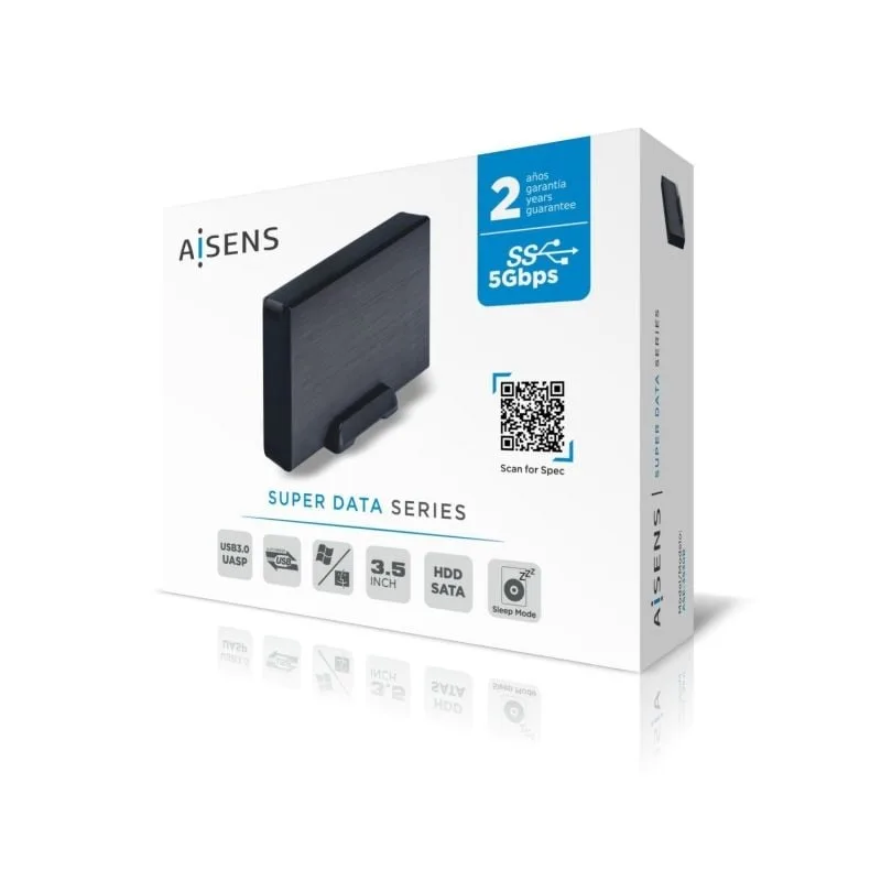 Caja Externa para Disco Duro de 3.5" Aisens ASE-3530B, foto 3