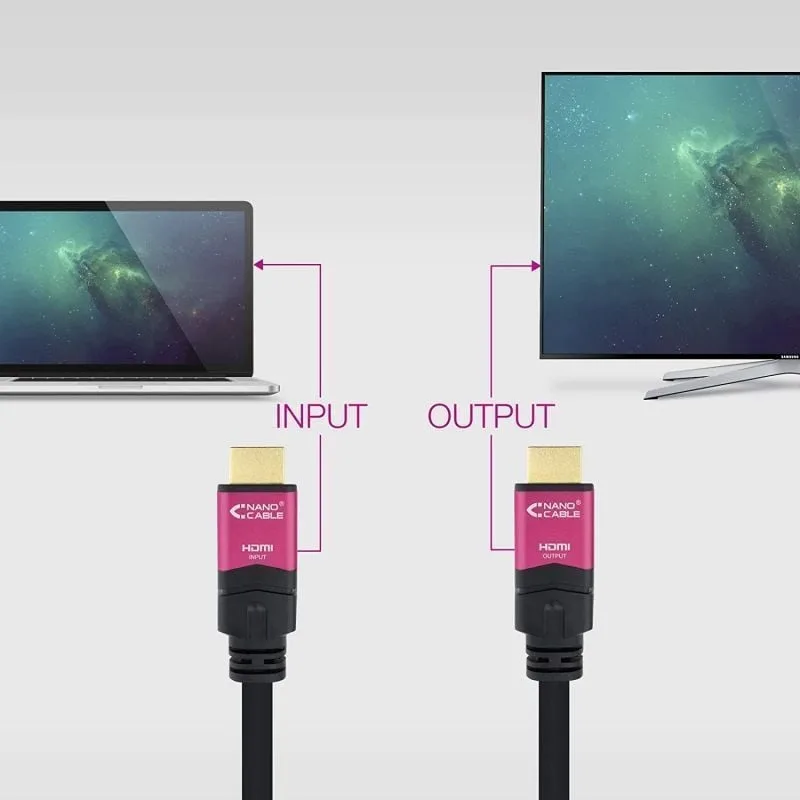Cable HDMI 2.0 4K Nanocable 10.15.3725, foto 4