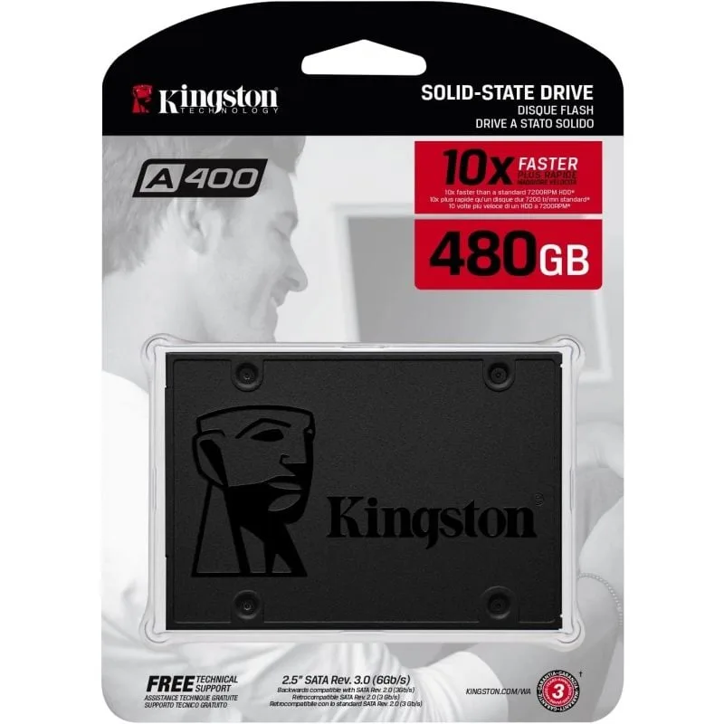 Disco SSD Kingston A400 480GB, foto 4