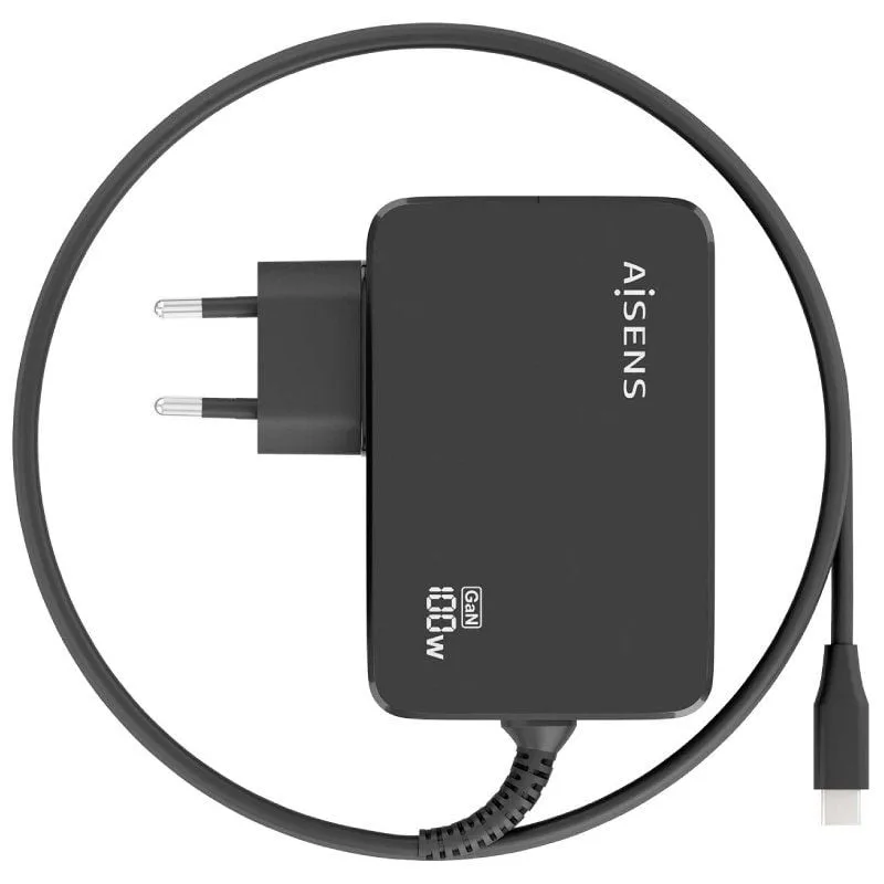Cargador de Portátil GaN Aisens ASCH-1PD100WL50-BK USB Tipo-C, foto 3