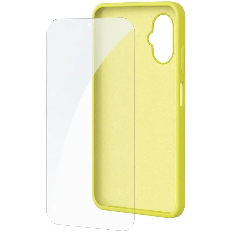 Funda Silicona + Protector de Pantalla de Cristal Templado SPC Wuum One Protection Pack 4354Y