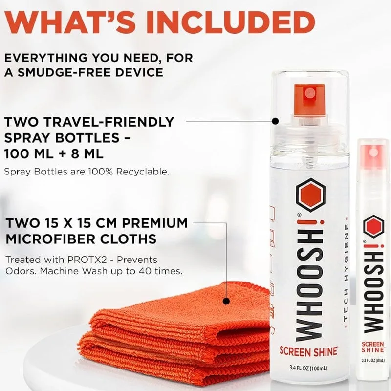 Kit Limpiador de Pantallas Whoosh Kit DUO WSH004, foto 4