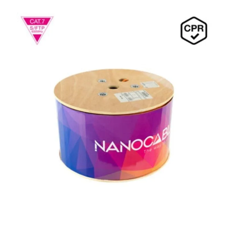 Bobina de Cable SFTP PIMF AWG23 Nanocable 10.20.1700-305 Cat.7