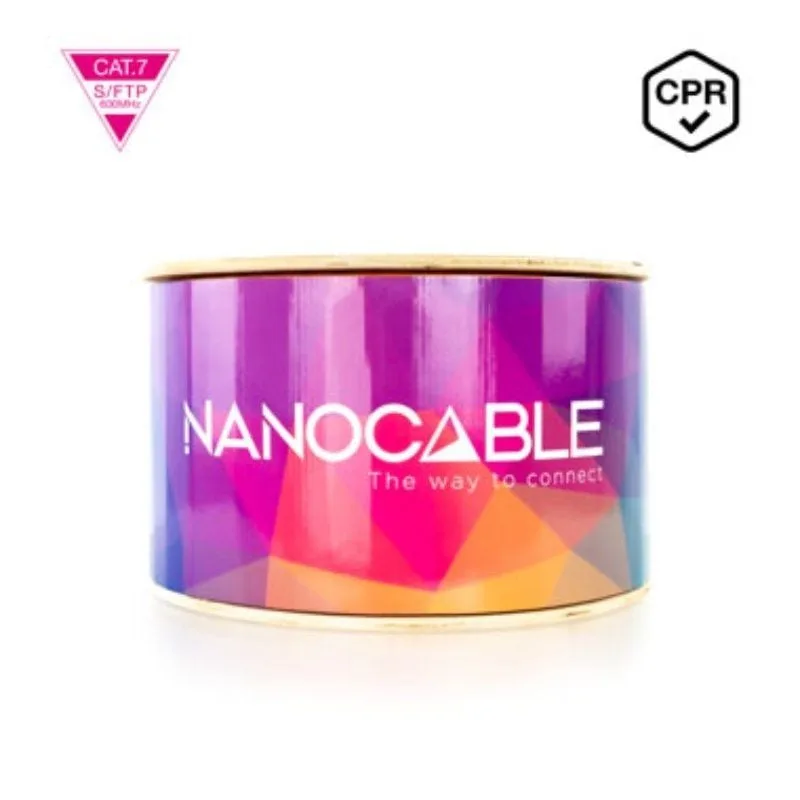 Bobina de Cable SFTP PIMF AWG23 Nanocable 10.20.1700-305 Cat.7, foto 3
