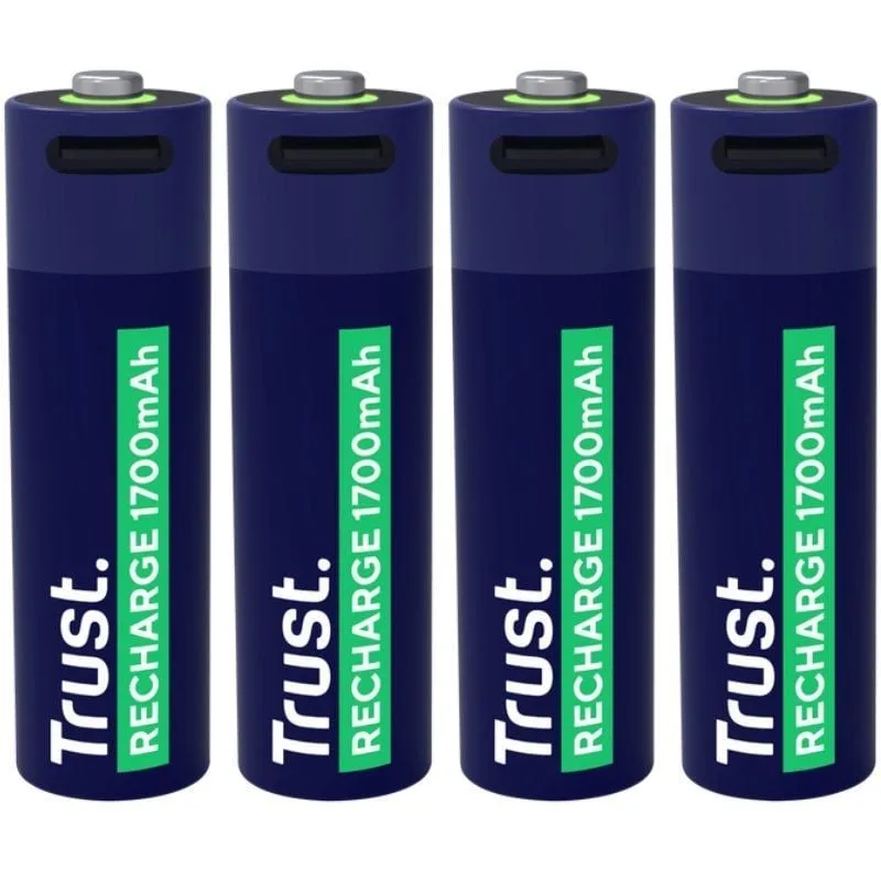 Pack de 4 Pilas AA Trust 25631, foto 4