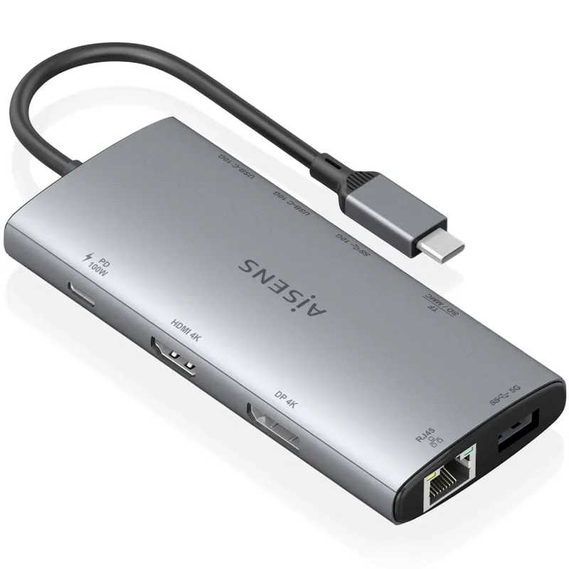 Docking USB Tipo-C Aisens ASUC-10P050-GR, foto 2