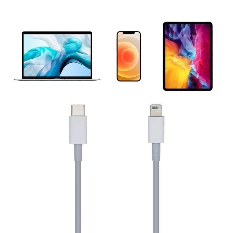 Cable USB 2.0 Tipo-C Lightning Aisens A102-0442, foto 4