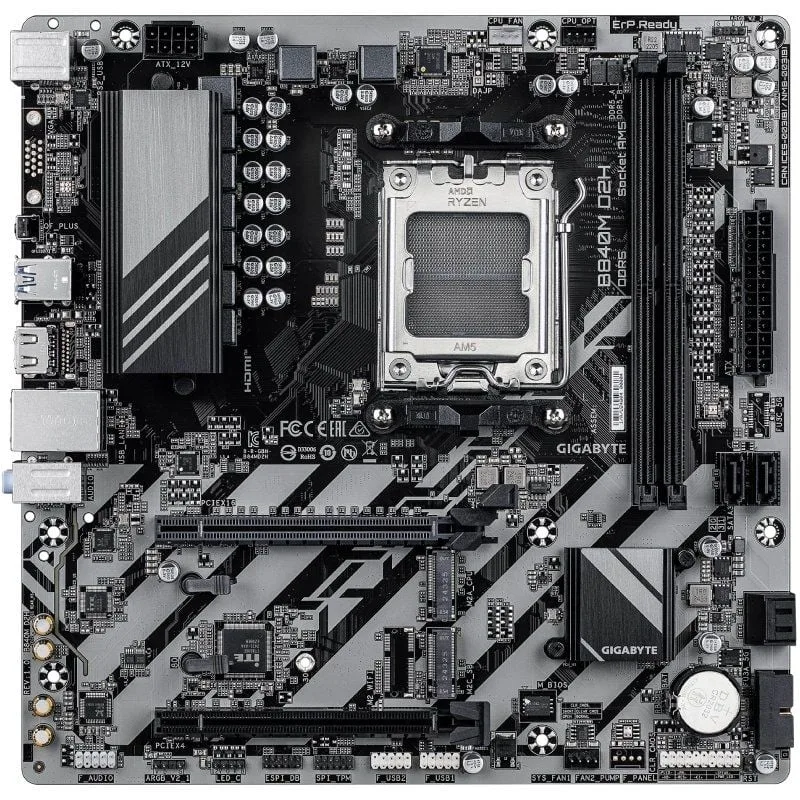 Placa Base Gigabyte B840M D2H Socket AM5, foto 2
