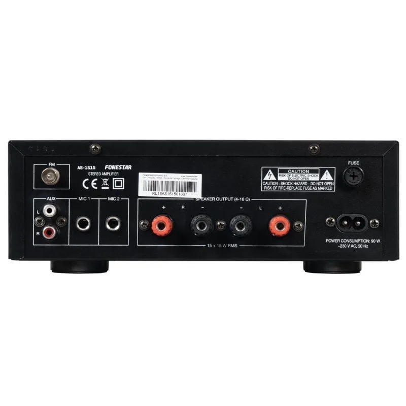 Amplificador estéreo Fonestar AS-1515, foto 3