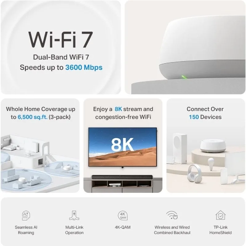 Sistema Mesh TP-Link Deco BE22 3600Mbps, foto 3