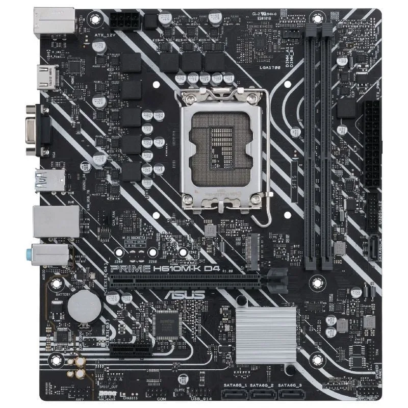Placa Base Asus Prime H610M-K D4, foto 2