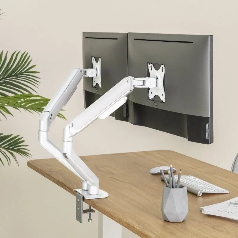 Soporte de Mesa para 2 Monitores TooQ DB4132TNR-W, foto 5