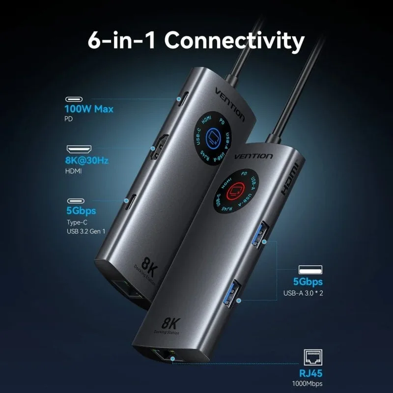Docking USB Tipo-C Vention TQZHB, foto 2