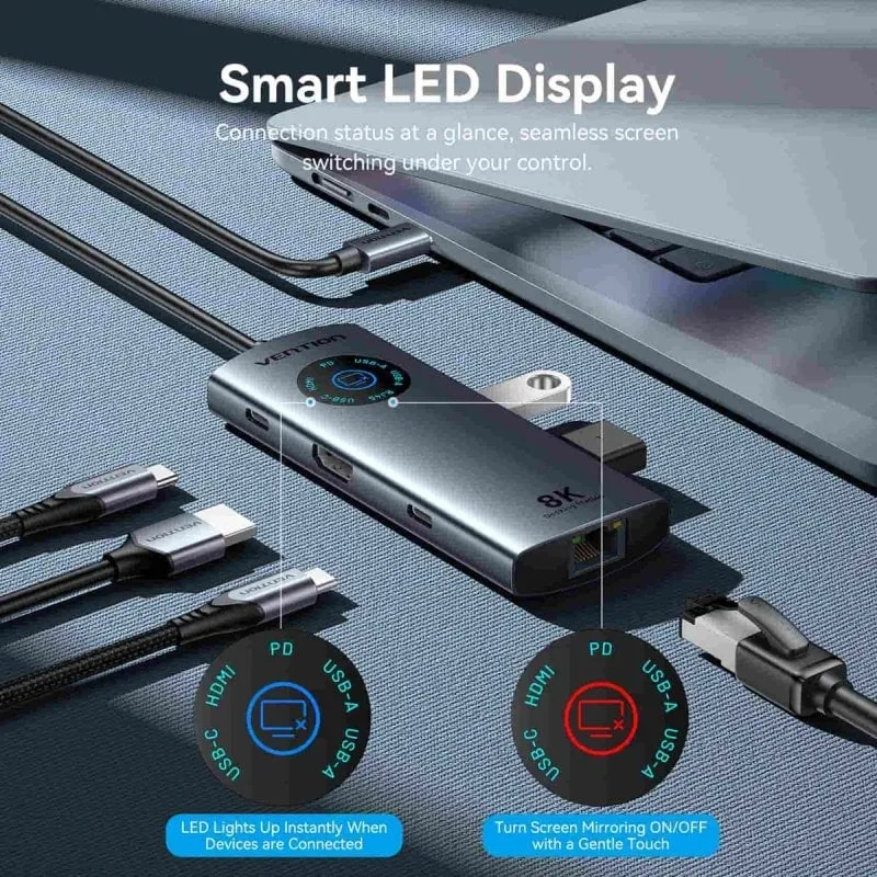 Docking USB Tipo-C Vention TQZHB, foto 3