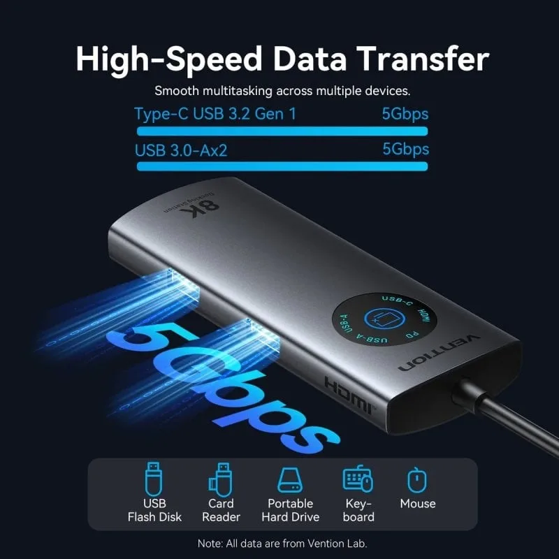 Docking USB Tipo-C Vention TQZHB, foto 4