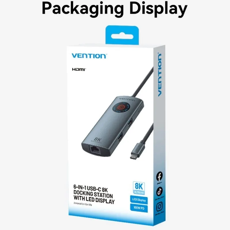 Docking USB Tipo-C Vention TQZHB, foto 5