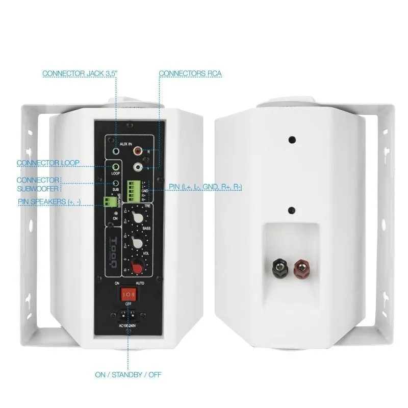 Altavoces Autoamplificados TooQ TQOWS-01W, foto 4