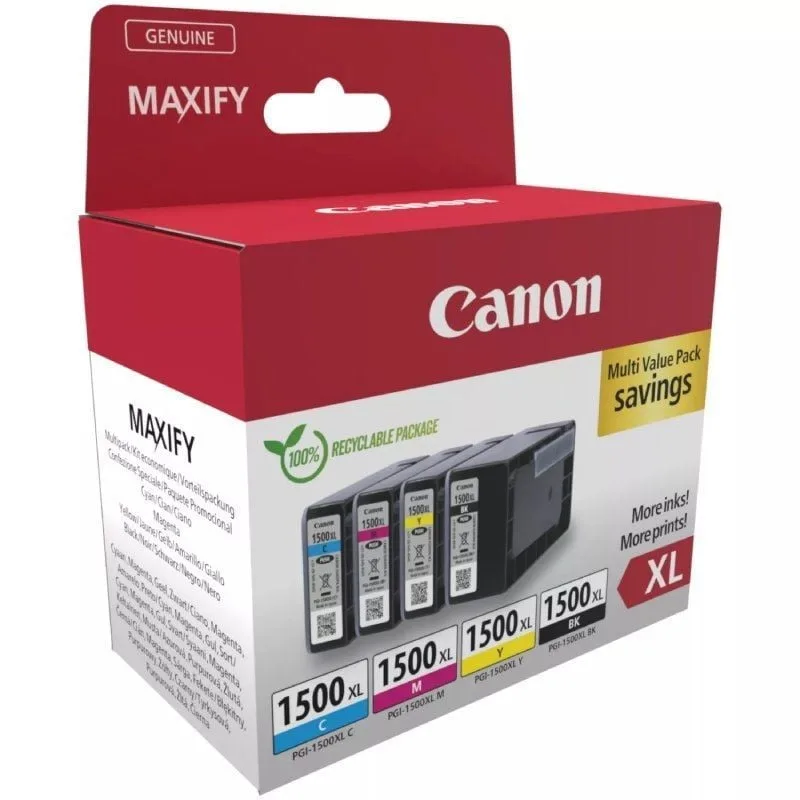 Cartucho de Tinta Original Canon PGI-1500XL Multipack Alta Capacidad, foto 2
