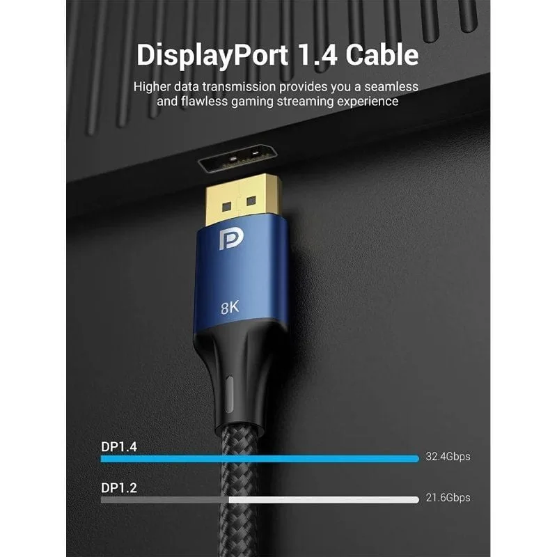 Cable DisplayPort 1.4 8K Vention HCELF, foto 3