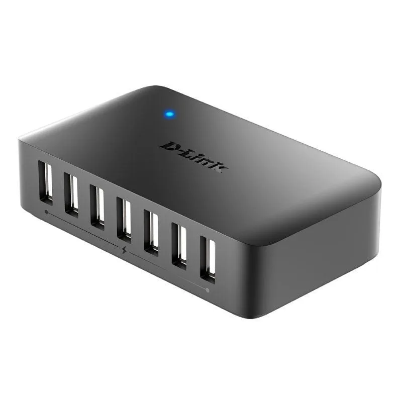 Hub USB 2.0 con Alimentación Externa D-Link DUB-H7, foto 4