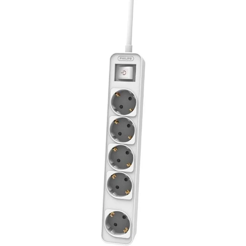 Regleta con Interruptor Philips CHP2154W/12