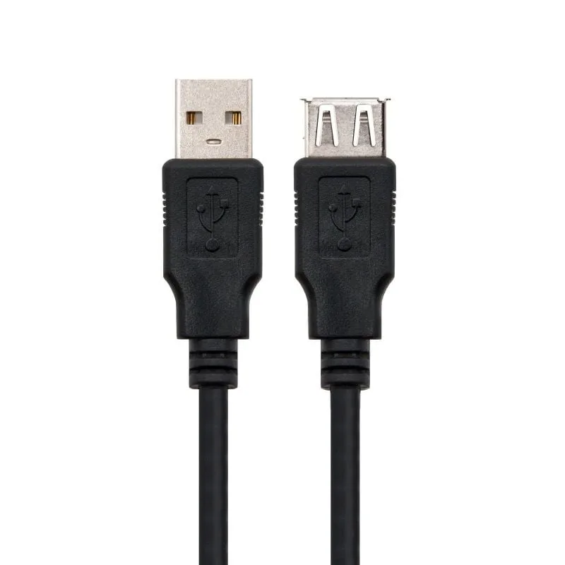 Cable Alargador USB 2.0 Nanocable 10.01.0203-BK, foto 2