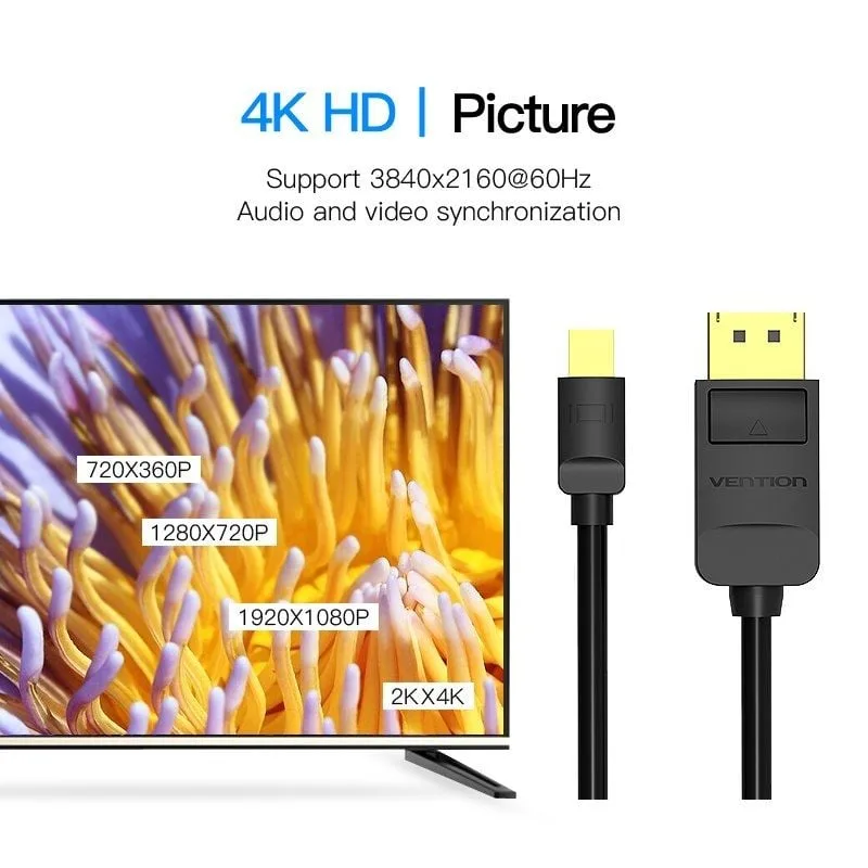 Cable DisplayPort Vention HAABI, foto 2
