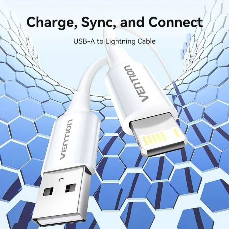Cable USB 2.0 Lightning Vention LAIWF, foto 2