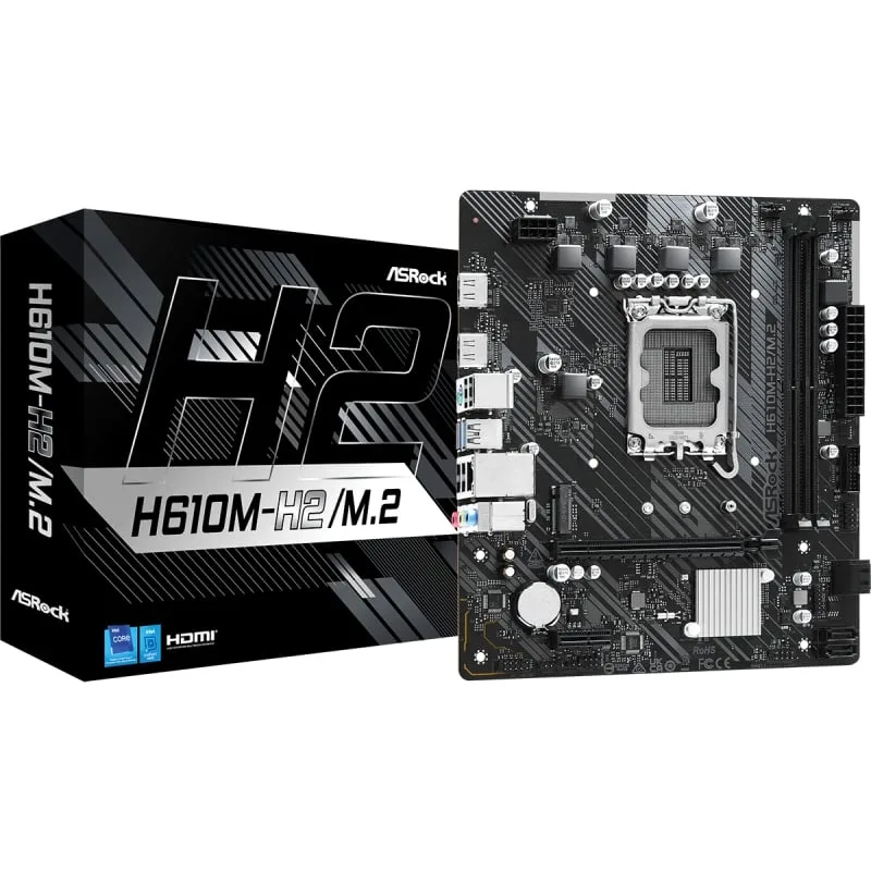 Placa Base Asrock H610M-H2/M.2 Socket 1700