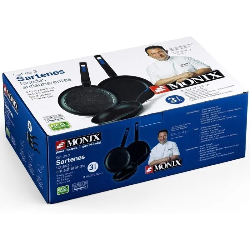 Pack 3 Sartenes Monix M811200, foto 3