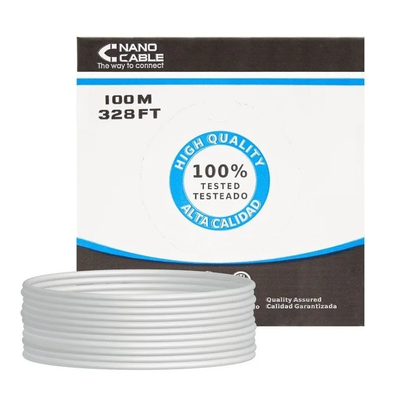 Bobina de Cable RJ45 UTP Nanocable 10.20.0302-FLEX Cat.5e
