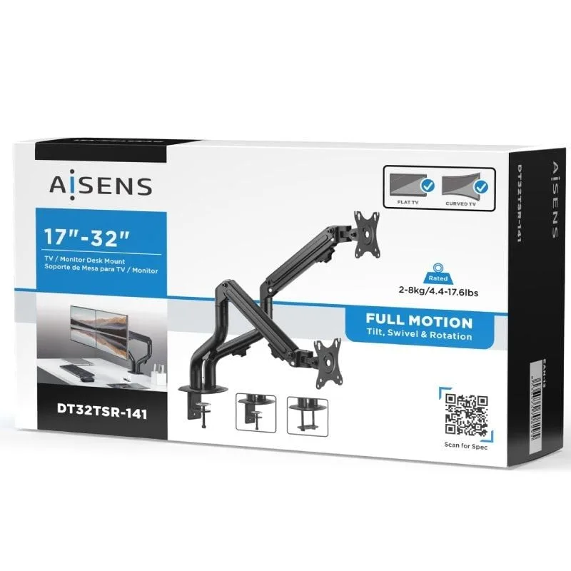 Soporte de Mesa para 2 Monitores Aisens DT32TSR-141, foto 5