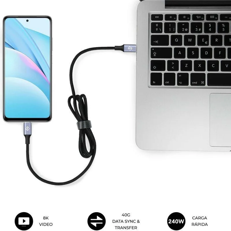 Cable USB 4.0 Tipo-C Subblim Cable High, foto 4