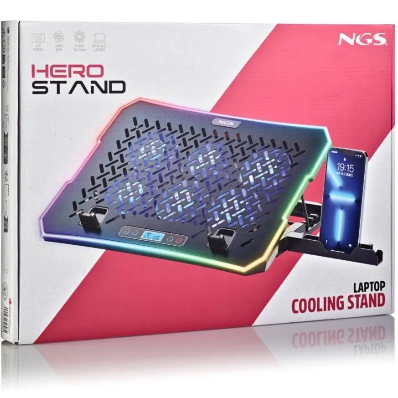 Soporte Refrigerante NGS Hero Stand para Portátiles hasta 15.6", foto 4