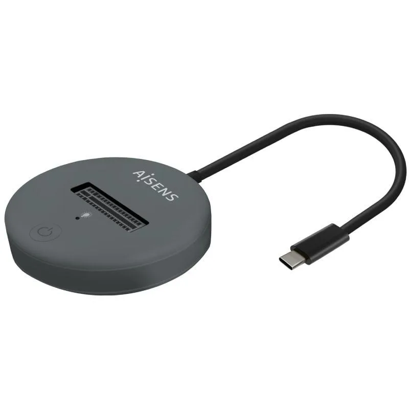 Dock USB Tipo-C para SSD M2 SATA/NVMe Aisens ASUC-M2D014-GR