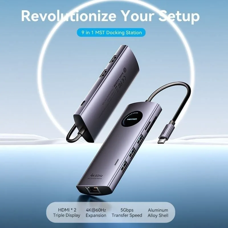 Docking USB Tipo-C Vention TQVHB, foto 2
