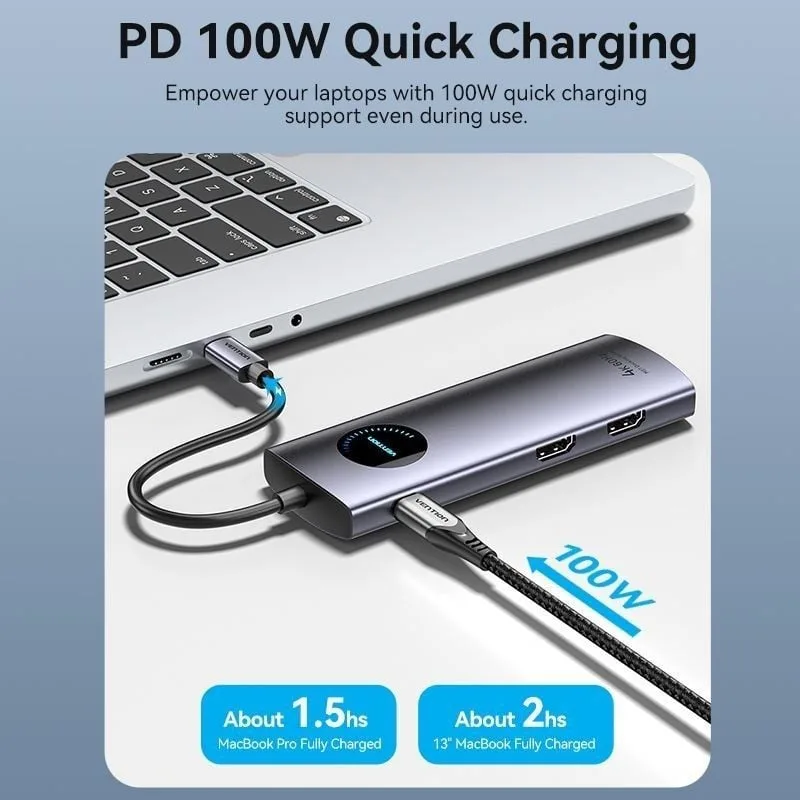 Docking USB Tipo-C Vention TQVHB, foto 4