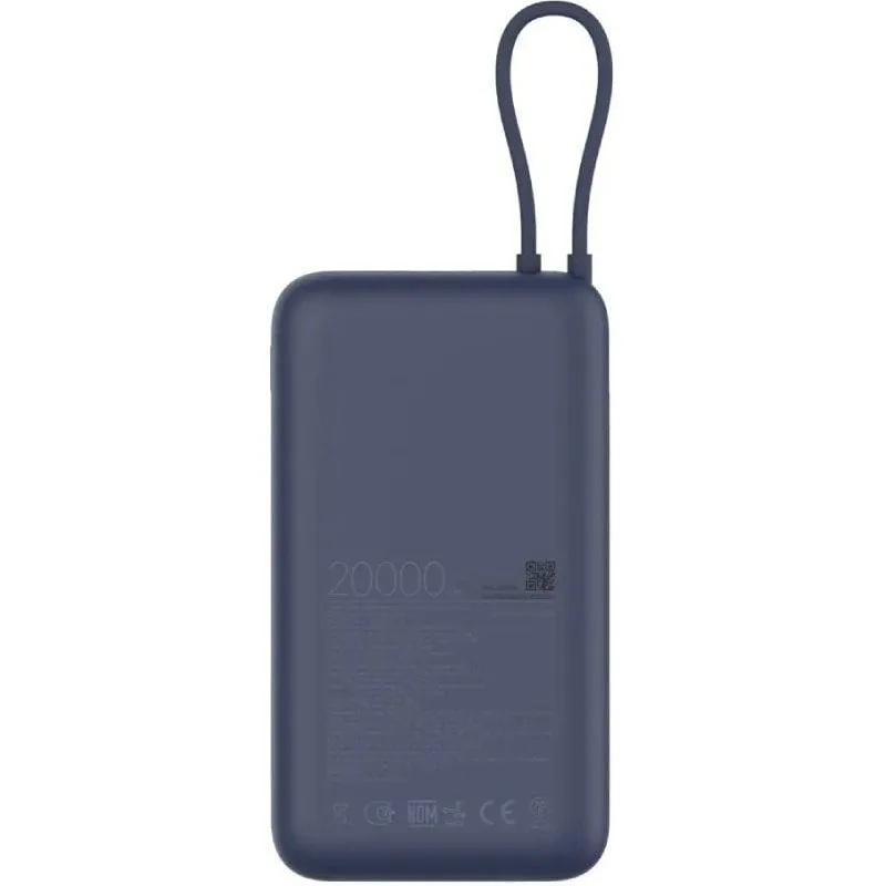 Powerbank 20000mAh Xiaomi 33W Power Bank Integrated Cable, foto 4