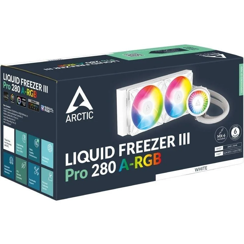 Sistema de Refrigeración Líquida Arctic Liquid Freezer III Pro 280 A-RGB, foto 5