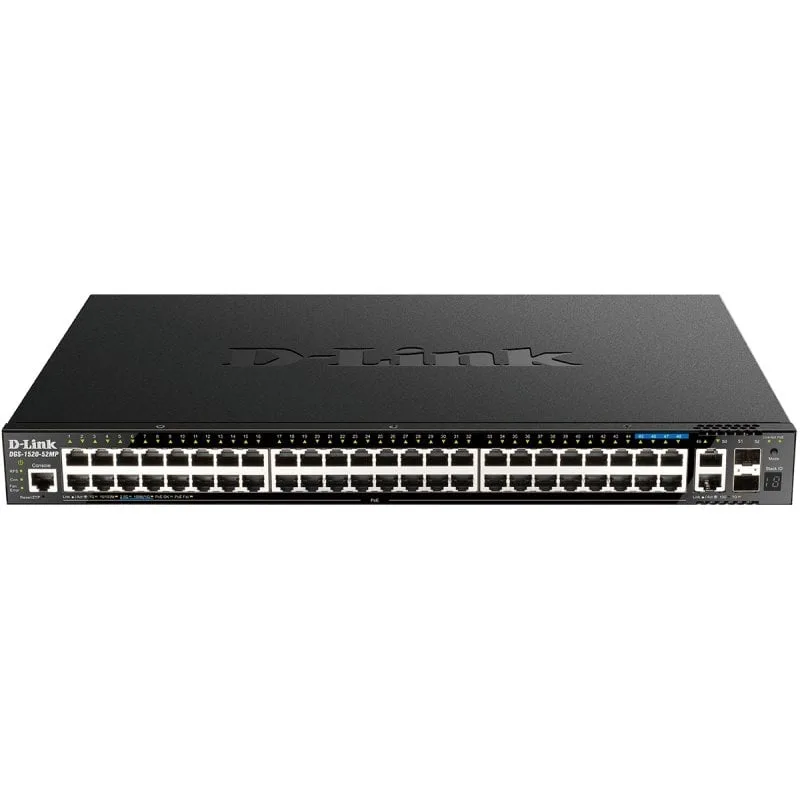 Switch Gestionable D-Link DGS-1520-52MP/E 52 Puertos